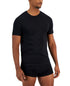 Alfani Men's 4-Pk. Classic-Fit Solid Cotton Undershirts Deep Black Size XL