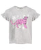 IDEOLOGY Toddler Girls Snow Leopard Cotton T-Shirt Gray w/ Screen Print Size 4T