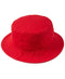 SUN + STONE Men's Denim 100% Cotton Bucket Hat Red
