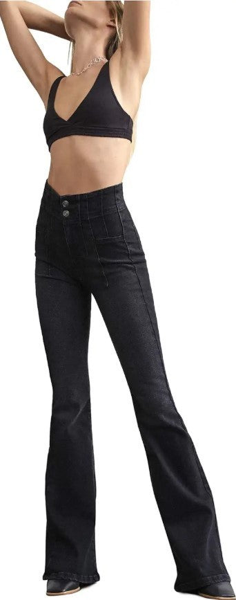 We the Free Jayde Flare Jeans Onyx Size 25