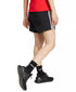 adidas Women's Essential Drawstring Pull-On Shorts Black Whiite M