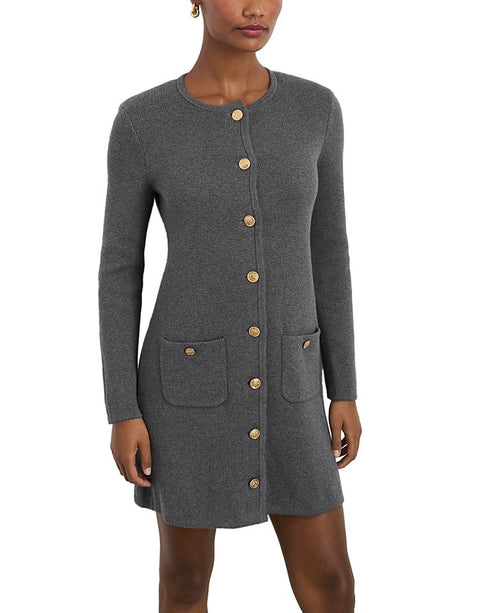 Alex Mill Stella Sweater Dress Heather Gray Size S