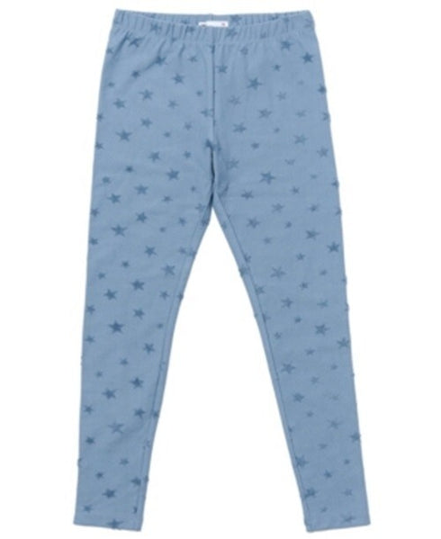 EPIC THREADS Big Girls All Over Jacquard Print Legging Blue Stone Ash Size L