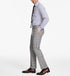 Tommy Hilfiger Men's Modern-Fit Stretch Wool Suit Pants Grey Camel Plaid 42x32