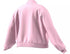 adidas Plus Size Inclusive Small Logo French Terry Quarter Zip Top Pink 1X