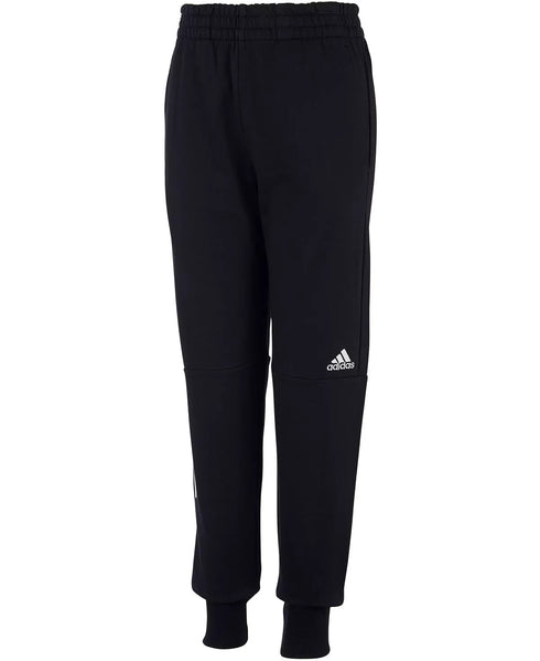 ADIDAS Big Boys Transitional Cotton Jogger Pants Black Size M (10/12)
