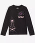 Epic Threads Little & Big Girls NASA Graphic Long-Sleeve T-Shirt Black M 10/12