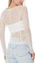 Free People Women's Most Likely Layering Top Ivory Size S