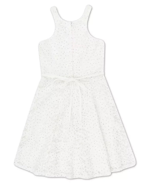 Speechless Kids Embellished Glitter Lace Bodice Dress Big Girls Size 10