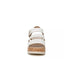 Dr. Scholls Once Twice Espadrille Platform White Faux LeatherCork 8.5M