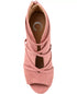 Journee Collection Women's Samara Peep Toe Stiletto Dress Shooties Blush 8.5M