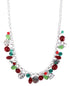 HOLIDAY LANE Silver-Tone Garland Statement Necklace, 18" + 3" ext