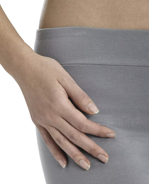 HUE Women's Essentials High Rise Biker Shorts Size Medium Granite Gray