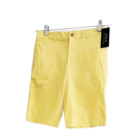 Polo Ralph Lauren Big Boys Straight Fit Stretch Chino Short Yellow Size 16