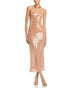 Bardot Launa Sequin Strapless Maxi Dress Soft Tan 2
