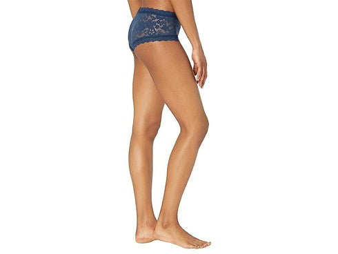 Hanky Panky Women's Daily Lace Boyshort NightshadeBlue Underwear Size L