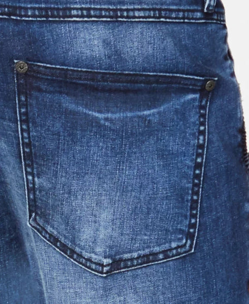 INC International Concepts I.N.C. Men's Moto Skinny Jeans Blue 36 X 32