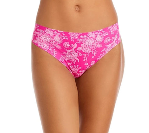 Aqua Intimates Stretch Thong Toil Size Small