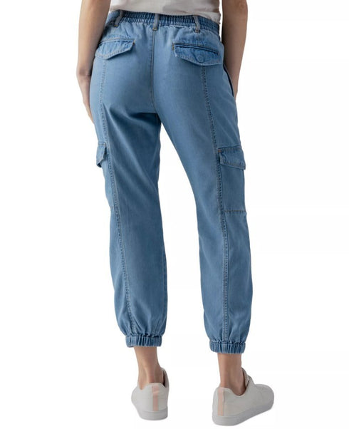 Sanctuary Women's Relaxed Rebel High-Rise Cargo Pants Sun Drenched Size 2XL