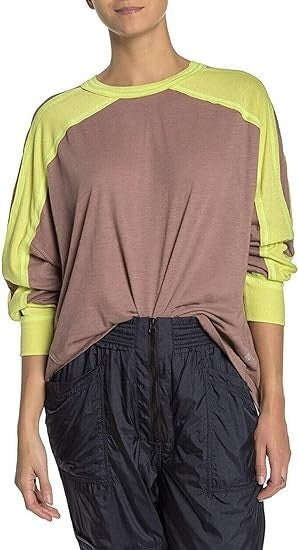 Free People Women's All About It Long Sleeve Workout Top Size Small