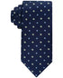 Tommy Hilfiger Silk Blend Classic Floral Medallion Neat Tie Men's Navy/Green
