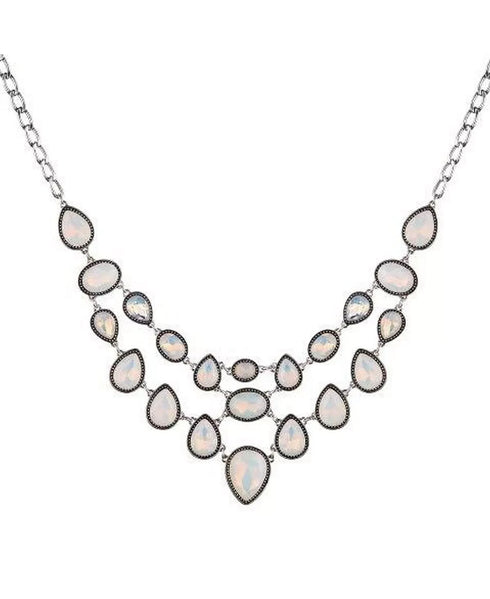 NICOLE MILLER Statement Necklace 18" + 3" Ext