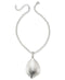 Charter Club Silver Leaf Statement Necklace, 12" + 3" Extender - MSRP $39.50