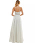 City Studios Juniors' Lace-Inset Formal Gown White Iridescent 7