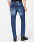 INC International Concepts I.N.C. Men's Moto Skinny Jeans Blue 36 X 32