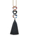 INC Gold-Tone Resin Heart & Tassel Pendant Necklace, 30" + 3" extender