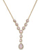 Charter Club Crystal & Stone Lariat Necklace, 17" + 2" extender