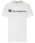 CHAMPION Little Boys Short Sleeve Signature T-shirt White Size 5
