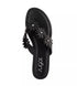 Sugar Women's Finnesse Flat Round Toe Slip On Sandals Black 8M