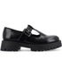 Journee Collection Women's Suvi Lug Sole Mary Jane Loafers Black Size 6.5M