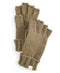 SUN + STONE Men's Fingerless Gloves Olive ONE SIZE