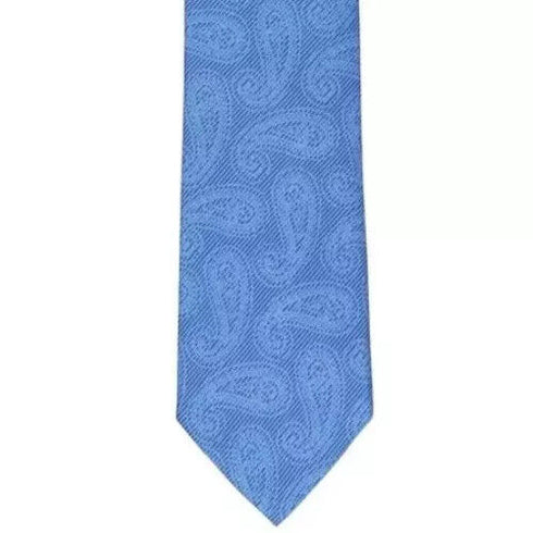 Michael Kors Men’s Adkins Paisley Silk Blend Tie Blue OS NWT