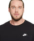 NIKE Men's Sportswear Club T-Shirt Black/ White/ Dark Grey 2XL