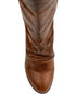 Journee Collection Women's Sequoia Rouched Block Mid Shaft Boots Brown Size 9M