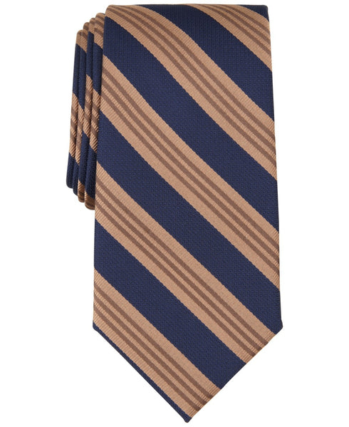Michael Kors Men's Astrid Stripe Tie Dark Navy