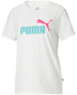Puma Women's Essentials Graphic Short Sleeve T-Shirt White XS