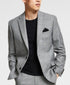 Bar Iii Men's Slim-Fit Black White Plaid Suit Jacket 36S