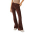 Free People Jayde Cord Flare Jeans Chocolate Truffle Size 27
