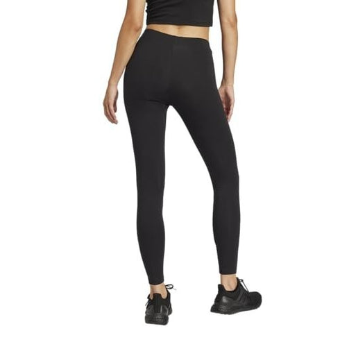 adidas Women's Hip-Logo Full-Length Athletic Tights Black White M