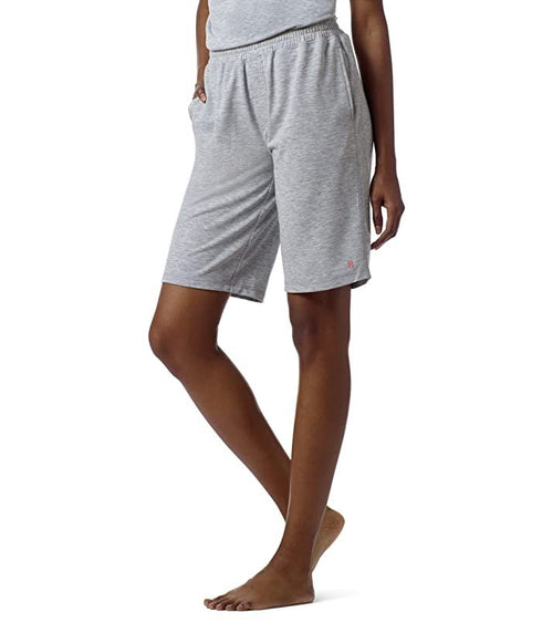 Hue Women's Plus-Size Lounge Bermuda Short Gray Size 2X