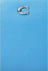 COACH Small Wristlet - CH818 Pool (Blue) Polished Pebble Leather $95
