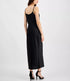 Anne Klein Women's Cowlneck Side-Slit Slip Dress Black 8