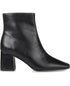 Journee Collection Women's Haylinn Block Heel Dress Booties Black Size 7M