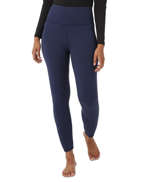 32 Degrees Women's Peach Skin High-Waist Base-Layer Leggings Indigo Iris XL