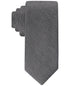 Calvin Klein Men's Seasonal Textured Solid Tie Gray