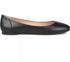 Journee Collection Women's Kavn Ballet Flats Solid Black Round Toe 8.5M